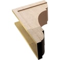 thumbnail image 6 of 12"W x 24"D x 36"H Classic Bryant Rough Cedar Woodgrain TimberThane Corbel, Primed Tan, 6 of 6