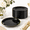Black-7.5inch, variant on 100plastic Plates - 10.25" Dinner Disposable