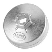 Elenxs Replacement for Mercedes Benz 74mm 14 Flute Aluminum Oil Filter Wrench Socket Remover Tool Car Accessories