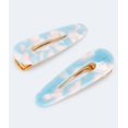 thumbnail image 1 of Aeropostale Pastel Marbleized Hair Clip 2-Pack, 1 of 1