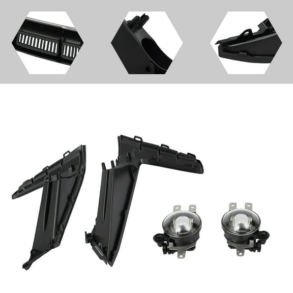 Miumaeov For 2023-2024 Honda CR-V Front Fog Light LED Daytime Running Light Left & Right Fog Lamp