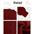 thumbnail image 4 of Sherrylily Girls Cable Knit Cardigans Button Down Long Sleeve Chunky Sweater Outerwear, 4 of 4