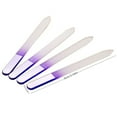 thumbnail image 3 of 4 Pcs Glass Nail Files For Natural Nails And Acrylic Nail Filer, Nail Care Tools Of Crystal Files, Double Sided Fingernail File For Manicure, 3 of 5
