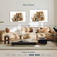 thumbnail image 4 of Elephant Stock Lounging Bengal Tiger Wall Art - Horizontal Canvas Wall Art - Living Room Wall Decor - Animal Canvas - White And Brown Decor - 39" x 26", 4 of 8