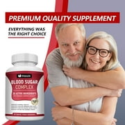 Blood Sugar Complex with Cinnamon, Chromium & Mulberry - 20 Active Ingredients, 940mg, 60 Capsules - Supports Healthy Blood Sugar Levels (Normal Range)
