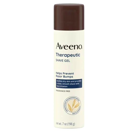 6 Pack Aveeno Therapeutic Shave Gel with Natural Colloidal Oatmeal 7 oz Each