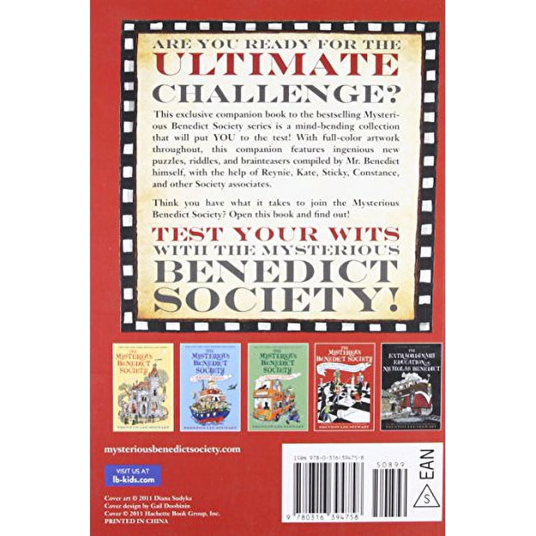 Mysterious Benedict Society Mr. Benedict's Book of Puzzles
