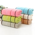 thumbnail image 1 of SANAG Cotton Towel Stripe Face Hand Bath Cloth Bathroom Absorbent 35*75 Kids Gift, 1 of 4