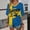 Navy, variant on Loose Fit Oversized Short Sleeve Graphic Printed Tees For Women, 2026 International Soccer Sports Fan Daily Outfit Dark Blue XL