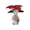 Red, variant on SUYOLL Ornaments Creative Gift Pineapple Flower Decoration Living Room Decoration Home Decoration Bedroom Decoration Figurine