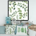 thumbnail image 3 of Designart 'Green Eucalyptus Plant Branches III' Traditional Framed Art Print, 3 of 4