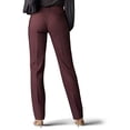 thumbnail image 5 of Lee Women's Secretly Shapes Regular Fit Straight Leg Pant, Espresso, 4, 5 of 5
