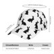 thumbnail image 2 of Fotbe Black Rabbit Gorro Clásico de Béisbol, Gorra Ajustable con Broche Snapback, Gorro de Exterior de Algodón Suave, 2 of 6