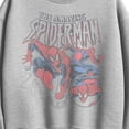 thumbnail image 2 of Marvel - Spider-Man Web Collage - Women's Oversized Fleece Crew Sweatshirt, 2 of 4