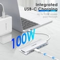 thumbnail image 4 of LENTION USB C Hub,USB C 7-in-1 Multiport Adapter with 4K HDMI,3 USB 3.0,100W PD,SD/TF Card Reader,Laptop Docking Station for 2023-2016 MacBook Pro,New Mac Air,Chromebook,More,C36b, 4 of 16