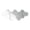 Silver, variant on Roiihwy Hexagonal Mirror Sticker 1.8x1.6x0.9in Self-Adhesive Acrylic Wall Paste For Background, Gold