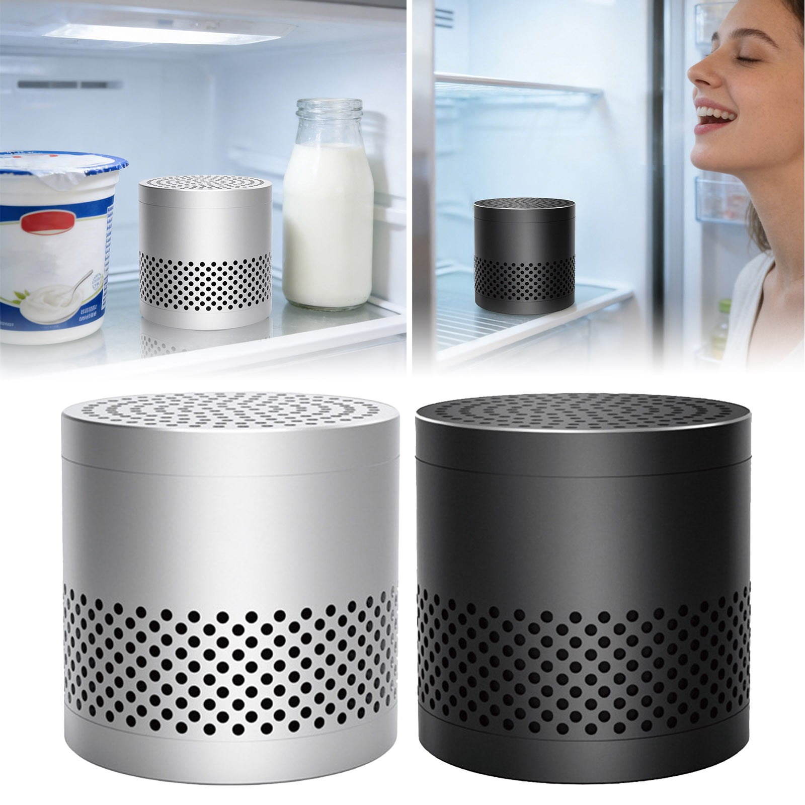 Compact Multi-Color Refrigerator Odor Eliminator Fridge Deodorizer Refrigerator Eliminator | Continuously For 10 Years Long Lasting Effectiveness Superior