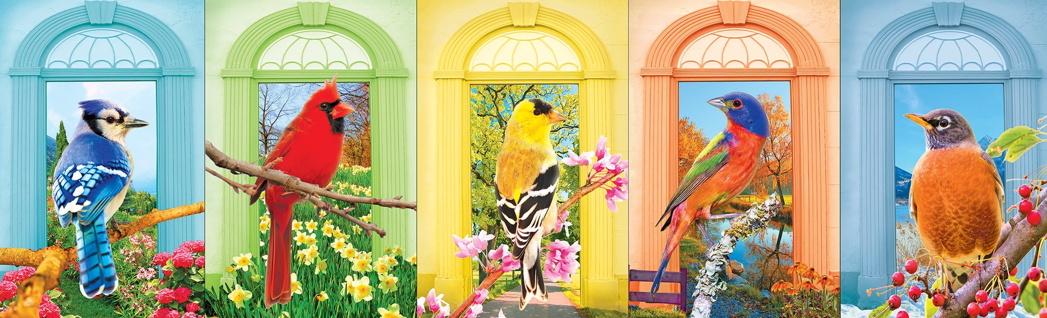 Cra-Z-Art Kodak 750-Piece The Aviary Panoramic Jigsaw Puzzle