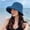 Blue, variant on Harpily Bucket Hats for Women Cotton Linen Solid Color Soft Skin-Friendly Lightweight Lightweight Dailylife Travel Sun Hat