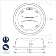 thumbnail image 6 of Nordic Ware 10 Inch Deluxe Plate Cover, 6 of 6