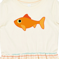 thumbnail image 4 of Inktastic Pet Goldfish Girls Toddler Dress, 4 of 5