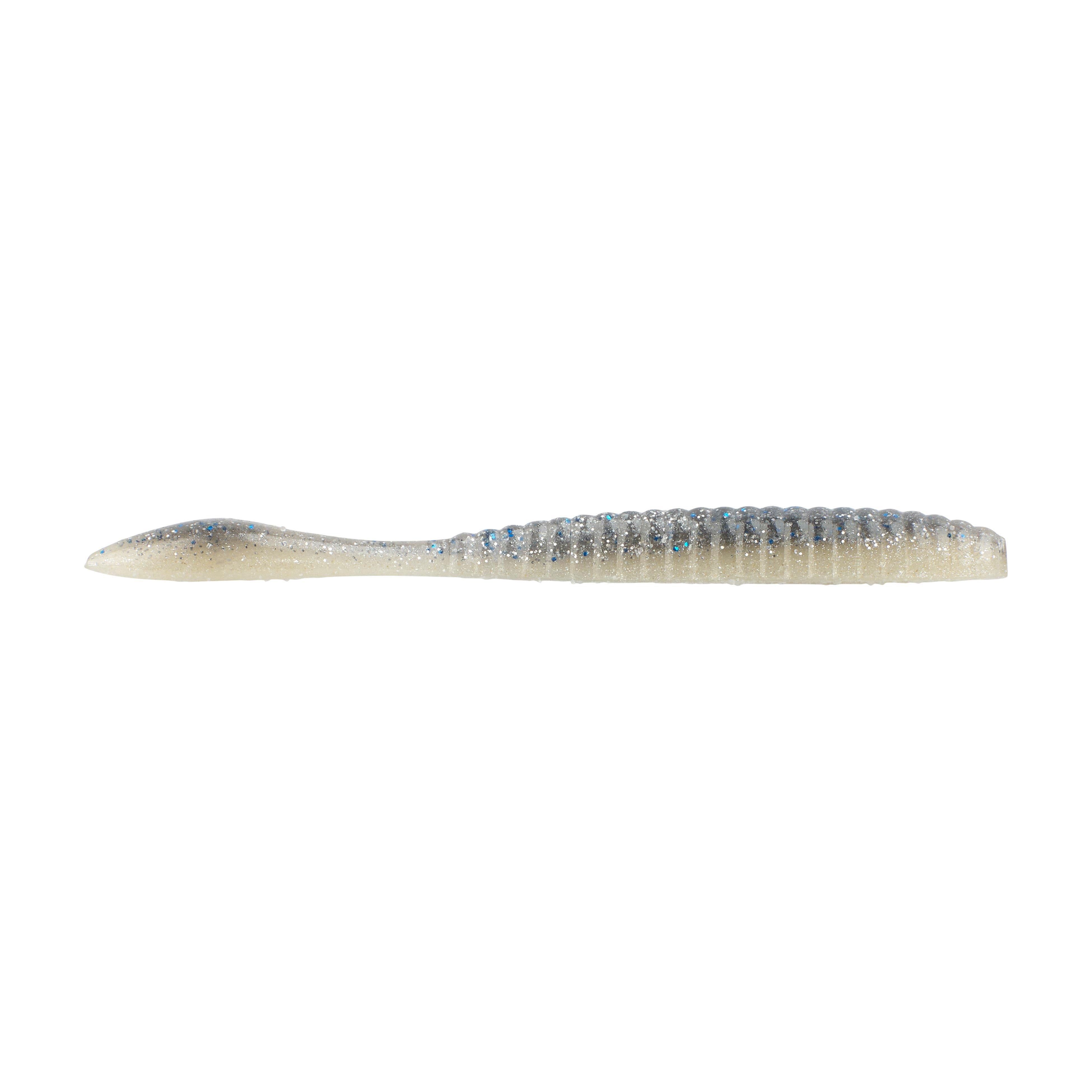 Berkley Lab Series™ Flat Worm, 3.6 in, Platinum Shad