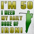 thumbnail image 3 of CafePress - 50Th Birthday Golf Humor Light T Shirt - Men's Classic Graphic T-Shirt, 3 of 4