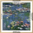 thumbnail image 3 of Water Lilies, 1916, Botanical Seasons Framed Art Print Wall Art by Claude Monet Sold by Art.Com, 3 of 6