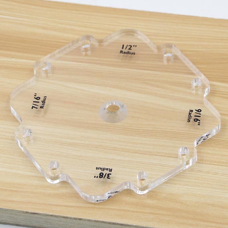 Zeiwohndc Portable Radius Jig Router Templates Woodworking Router Template Tools