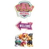 Pink Skye Paw Patrol Birthday Welcome Poster Door Decoration Wall Poster Party Supplies for Girls