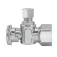 thumbnail image 3 of Eastman 1/2 Inch Fip X 1/4 Inch Od Compression Quarter Turn Angle Stop Valve Brass Plumbing Fitting Chrome 10732Lf, 3 of 4