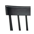 thumbnail image 3 of Safavieh Providence Solid Spindle Back Bar Stool with Footrest, Black (Set of 2), 3 of 3