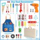 thumbnail image 3 of Juego de herramientas TONZE Kids con taladro, 44 piezas, delantal y caja, de 3 a 5 años, 3 of 8