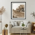 thumbnail image 4 of Historic Framed Print, Atlanta Ga. View on Decatur Street showing Trout House and Masonic Hall, 17-7/8" x 21-7/8", 4 of 9