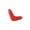 J003- Red, variant on Best indestructible Dog Chew toy, Dog toys for Medium Dogs, Chew toys for Small Dogs, 10 in Silicone, indestructible Chew toys for Dogs, Plaque Reduction, Play, Orange, 1 Pc