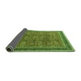thumbnail image 2 of Ahgly Company Indoor Round Oriental Green Industrial Area Rugs, 8' Round, 2 of 4