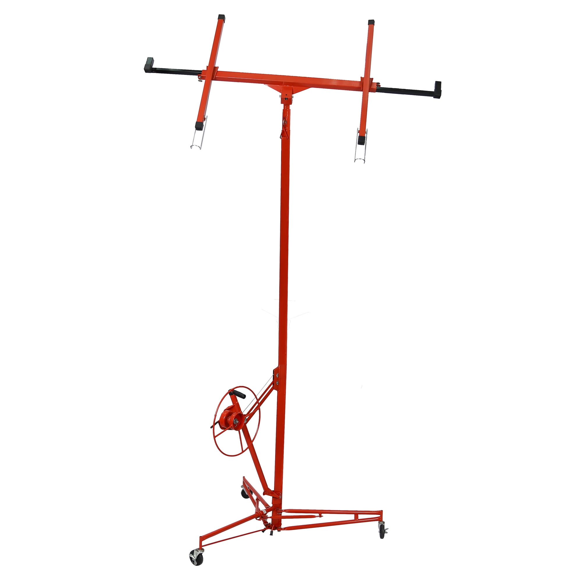 Drywall Lift Panel 11' Lift Drywall Panel Hoist Jack Lifter, Red