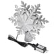 thumbnail image 2 of Lámpara De Proyección De Copo De Nieve ANGGREK Luz LED Plateado, 2 of 7