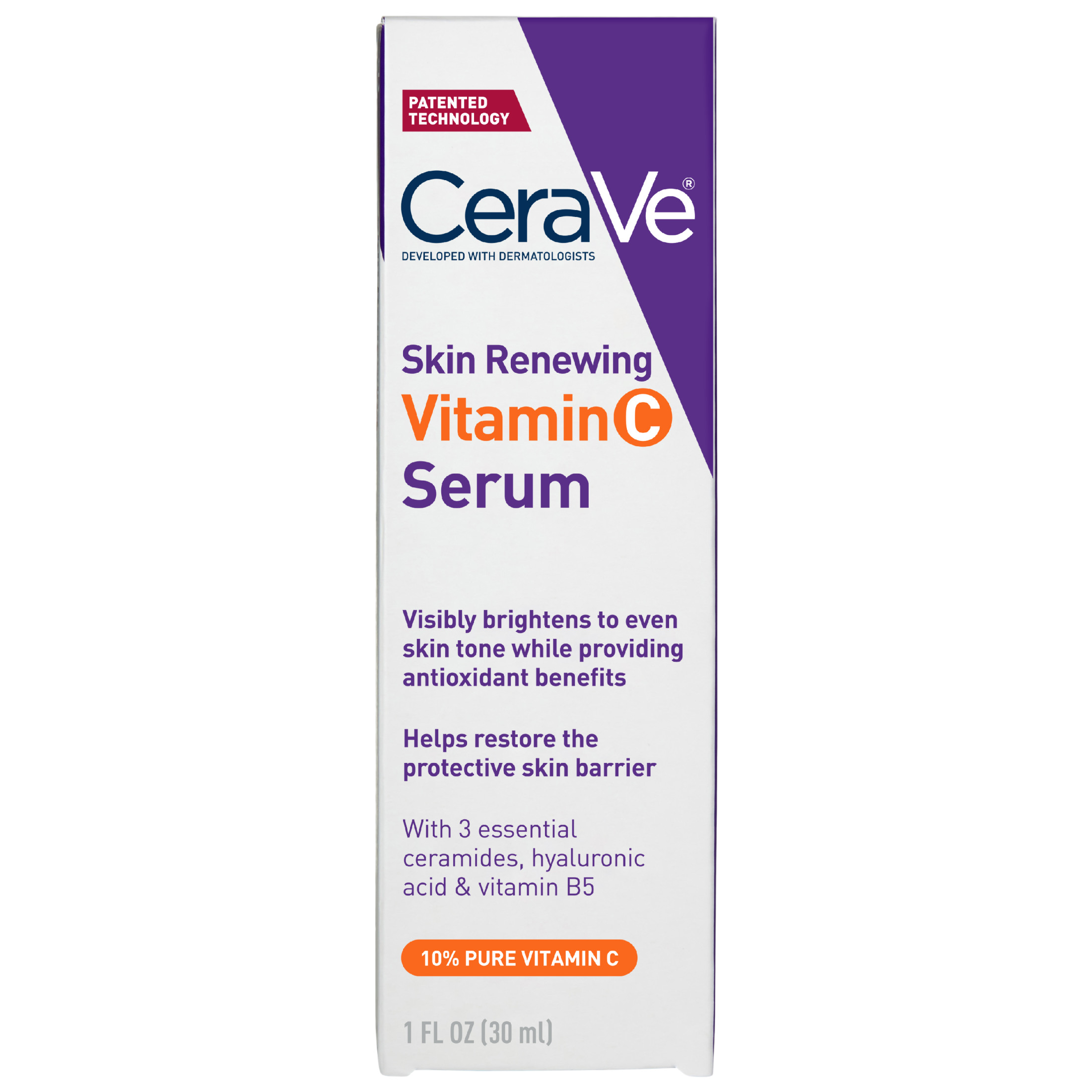 CeraVe Skin Renewing Vitamin C Serum, 1 fl oz photo 8