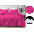 thumbnail image 6 of D.N.G. BEDDINGS 5 Piece Luxury Diamond Ruffle Comforter Set Super Soft, All Season Pintuck 800 TC, 100% Egyptian Cotton, Super Soft Twin/Twin XL Size Hot Pink Color, 6 of 6
