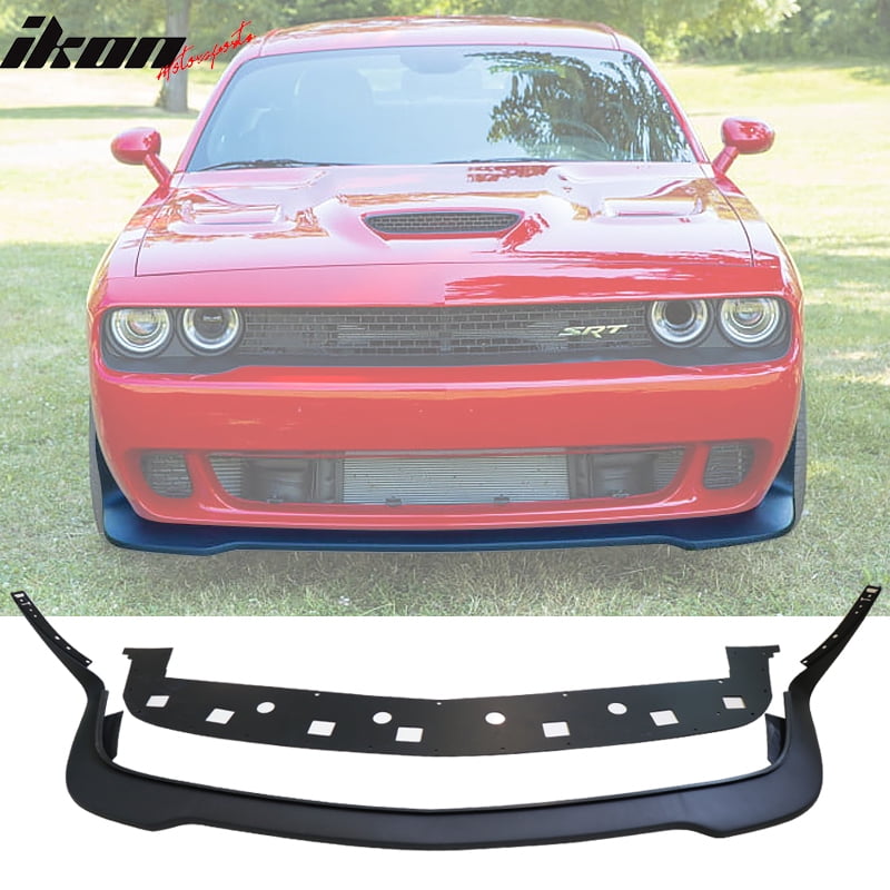 Compatible with 1521 Dodge Challenger Hellcat Models Front Bumper Lip Unpainted PP Walmart