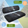 thumbnail image 5 of HUIACONG Wolf with Gears Pattern Thickened Golf Cart Blanket Seat Covers, Universal Breathable Comfortable Golf Cart Seat Covers 2 Pack for EZGO RXV Standard Seat Cushion Club Car, 5 of 7