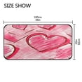 thumbnail image 3 of Valentine's Day Theme Design Non Slip Long Door Mat 39''x20'' Soft, Absorbent, for Kitchen, Bathroom, and Bedroom, 3 of 8