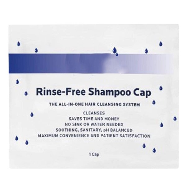 Pack of 40 RinseFree Shampoo Cap. pH Balanced. Refreshing Shampoo