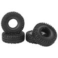 thumbnail image 2 of 4pcs 120mm Rubber Tires Replacement Part Fit For SCX10 AXI03007 D90 1/10 RC Car, 2 of 8