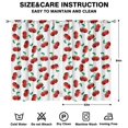 thumbnail image 2 of Nursery Curtains Boys Girls Kids Fruit Cherry Print Pattern Window Drapes for Living Bedroom Playroom Room Decor Rod Pocket 52x84Inch 2 Panels, 2 of 2
