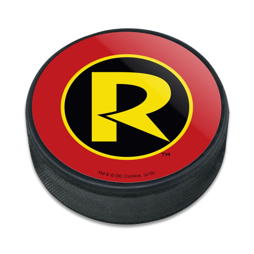 Batman Robin Logo Ice Hockey Puck