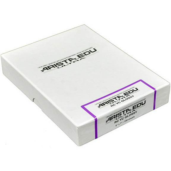 Arista EDU Ultra VC RC Paper, 5x7", Glossy, 100 Sheets