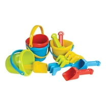 Kaplan Early Learning Company 4" Mini Sand Bucket Set - 12 Pieces