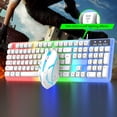 thumbnail image 5 of Hioyaky Keyboard And Mouse Gaming Led Wired Combo With Emitting Character Keyboard Button Usb Mouse Rainbow Backlit Mechanical Feeling Compatible, 5 of 8